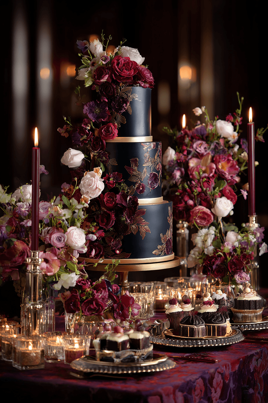27 Stunning Wedding Cake Table Decoration Ideas for Elegant Receptions