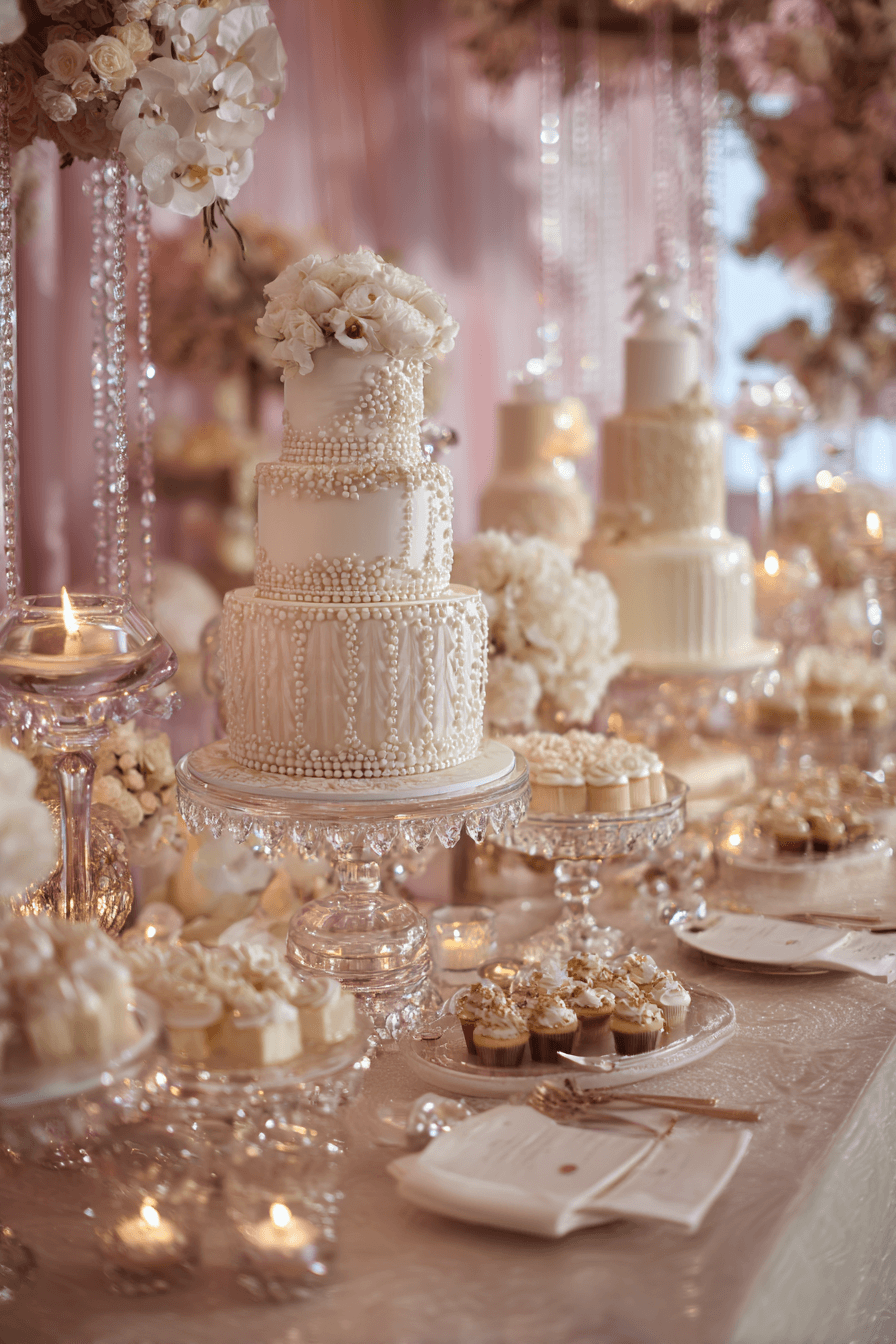 27 Stunning Wedding Cake Table Decoration Ideas for Elegant Receptions