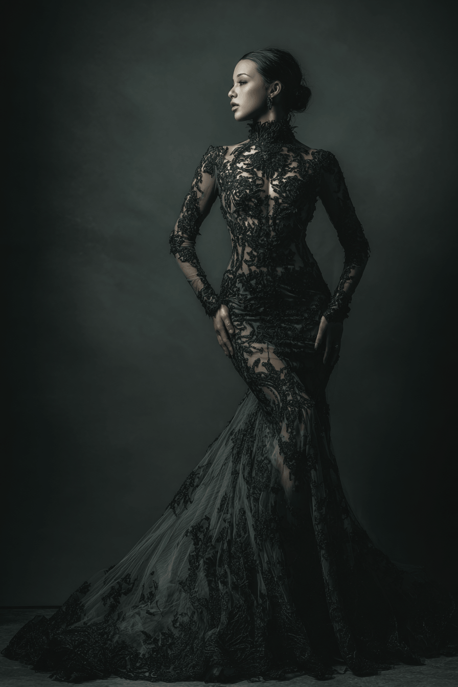 27 Beautiful Lace Gown Styles for Weddings and Formal Events