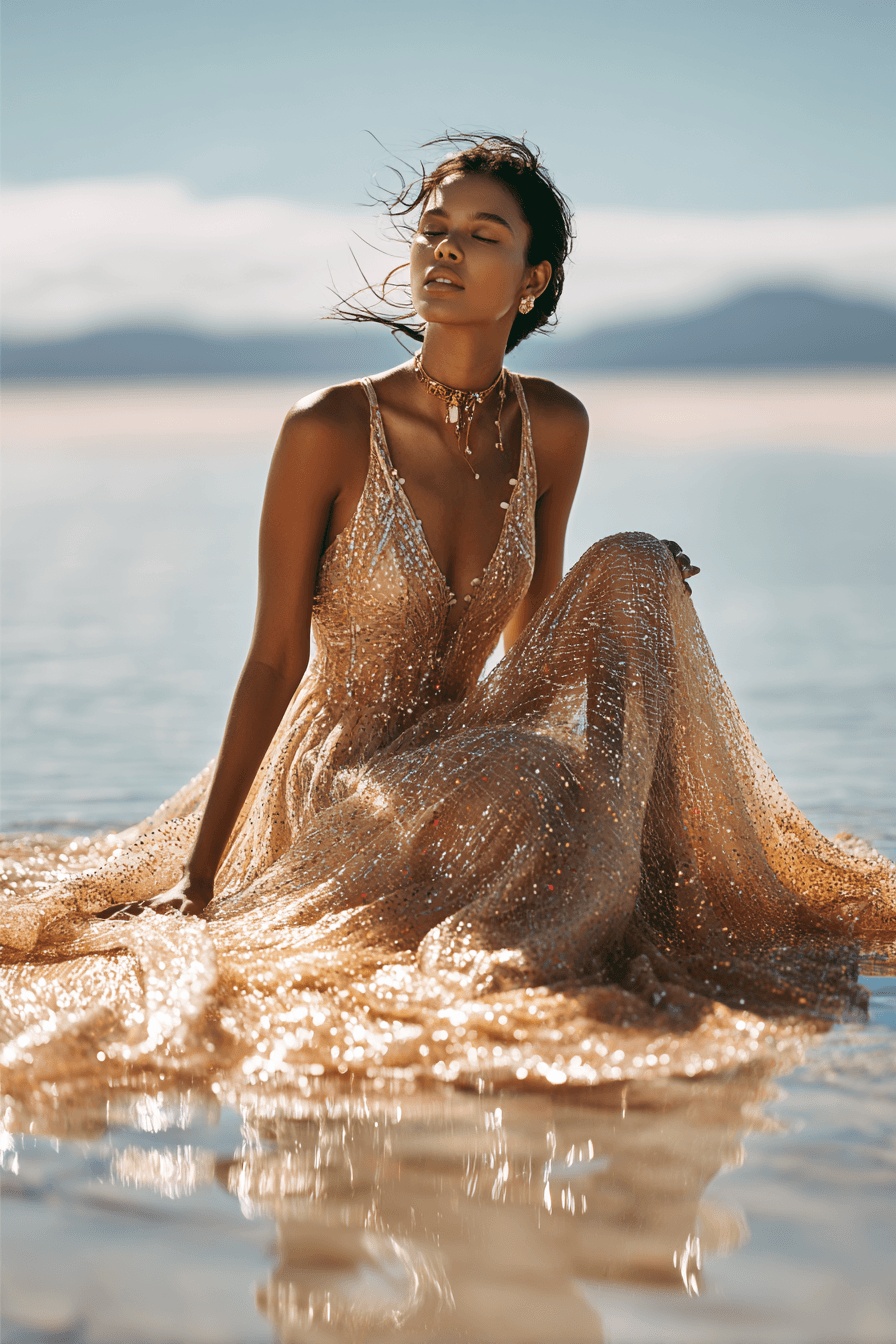 27 Flowy Beach Wedding Dress Ideas for a Romantic Coastal Wedding