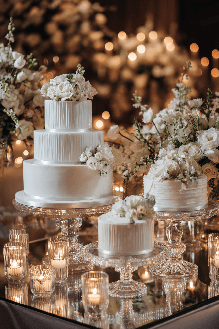 27 Stunning Wedding Cake Table Decoration Ideas for Elegant Receptions
