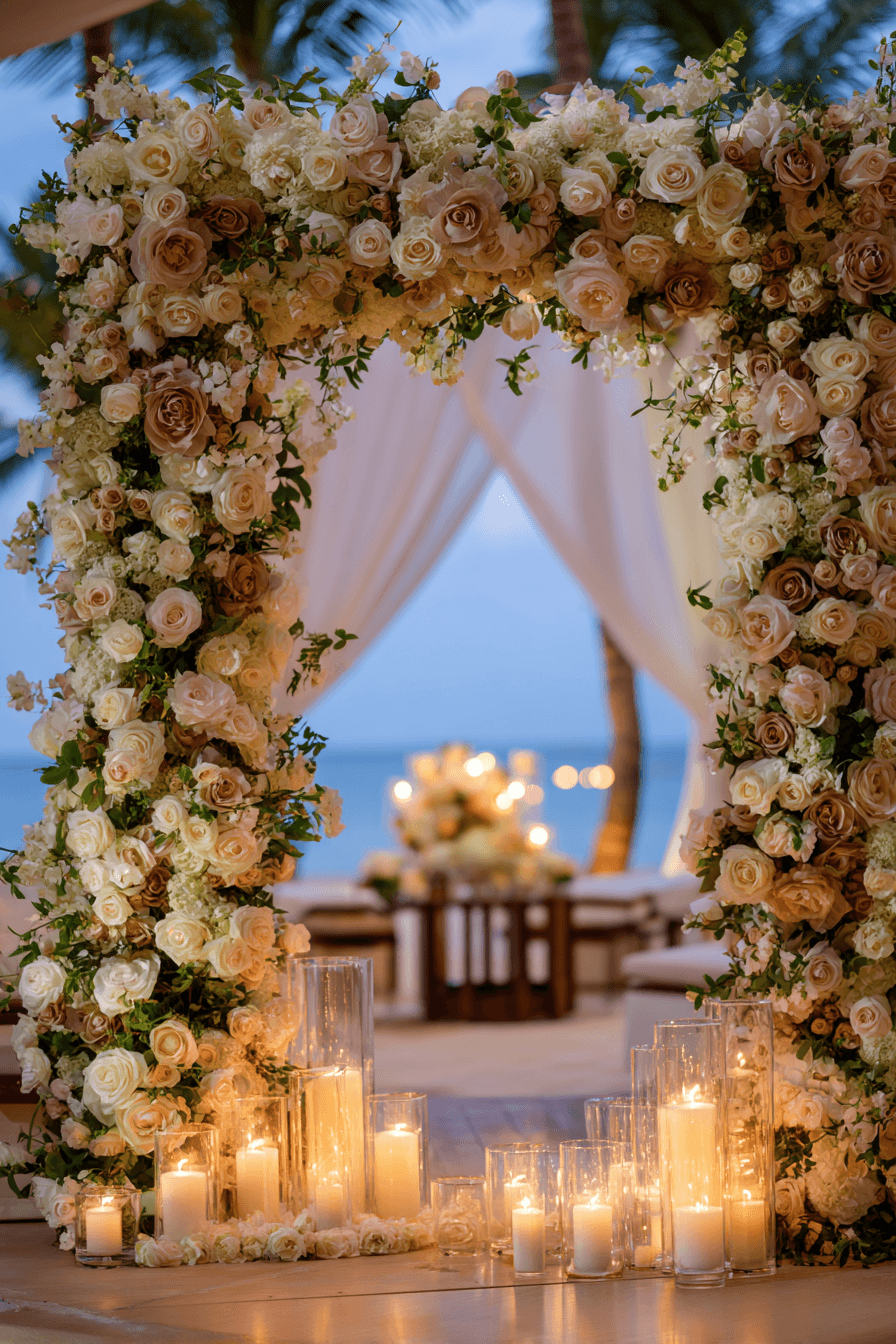 27 Elegant Floral Arch Wedding Designs Brides Love