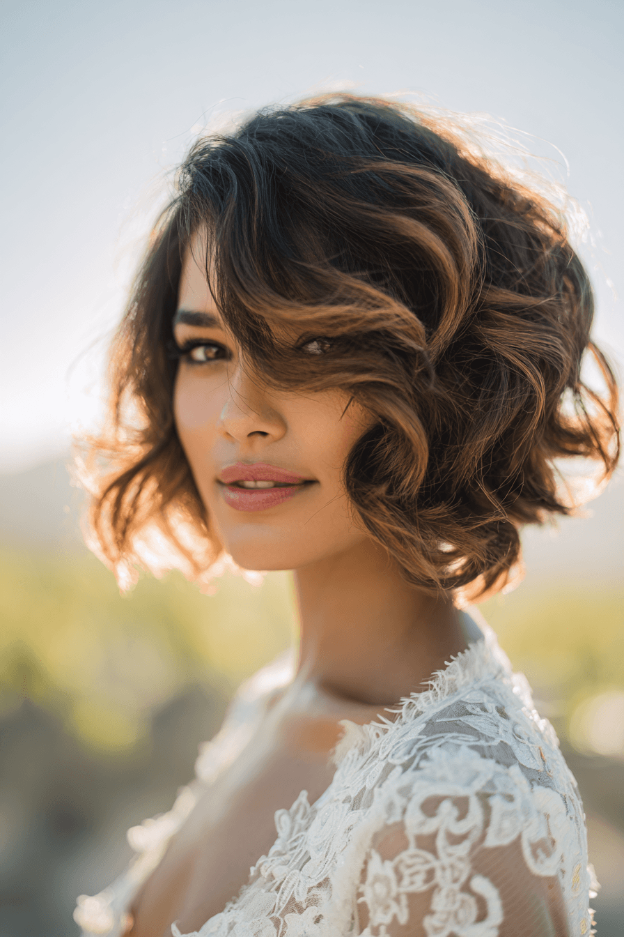 27 Classy Wedding Guest Hairstyles for Short Hair for a Polished Look
