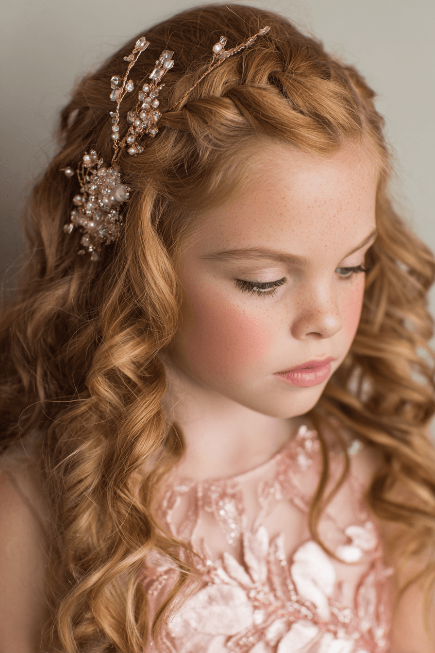 27 Elegant Flower Girl Hair Inspirations for Every Wedding Theme