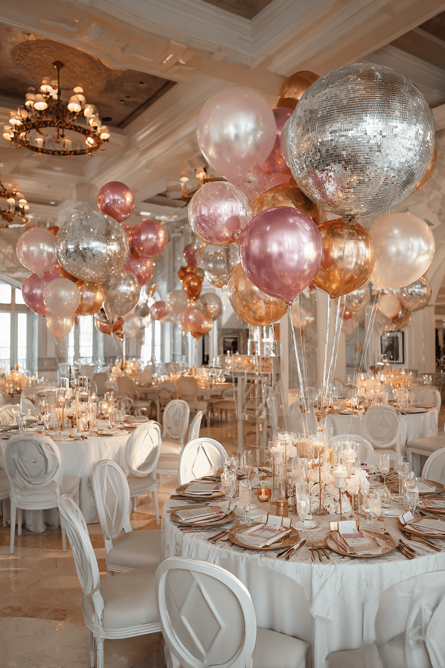 27 Dreamy Wedding Balloon Backdrop Ideas for Photos
