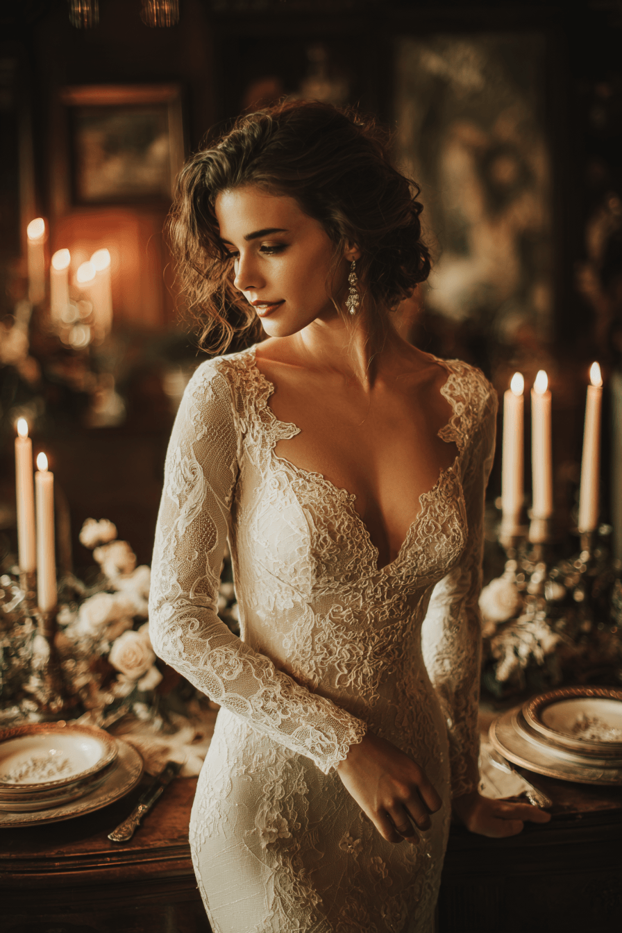 27 Stunning Mermaid Wedding Dresses with Sleeves for a Timeless Bridal Look