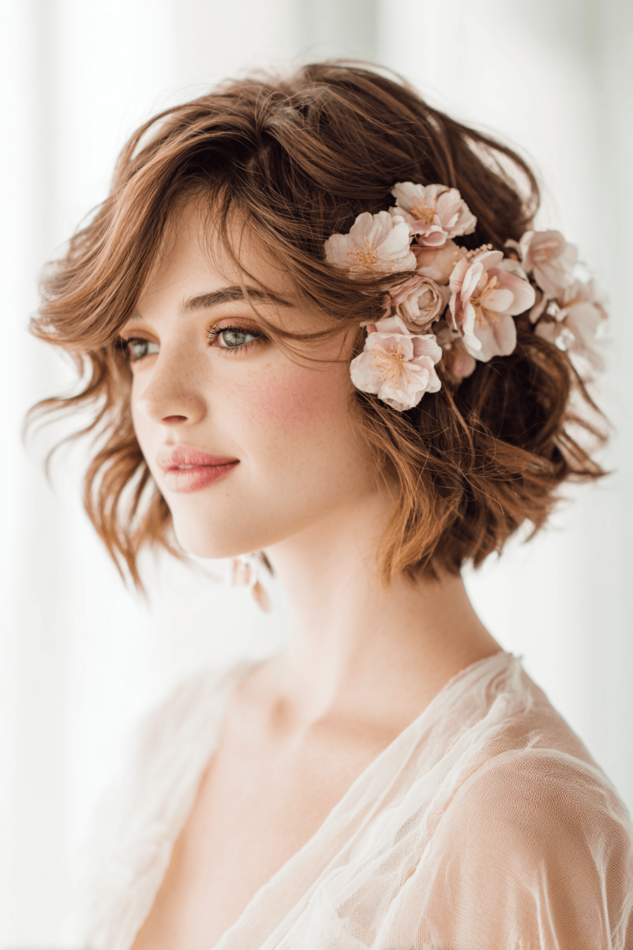 27 Classy Wedding Guest Hairstyles for Short Hair for a Polished Look