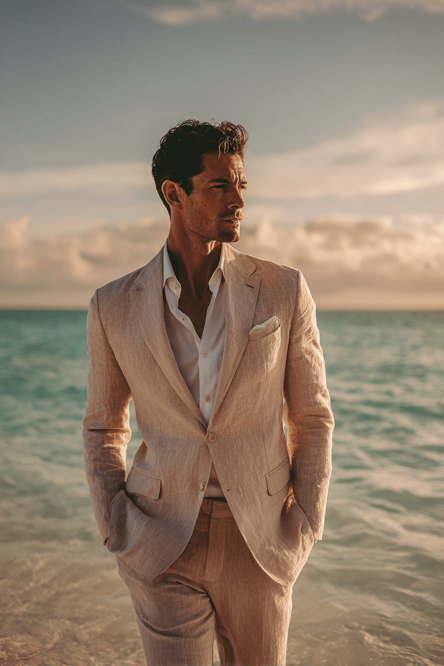 27 Beach Wedding Outfit Ideas for Men That Look Effortlessly Stylish
