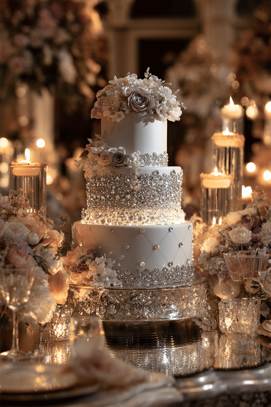 27 Stunning Wedding Cake Table Decoration Ideas for Elegant Receptions