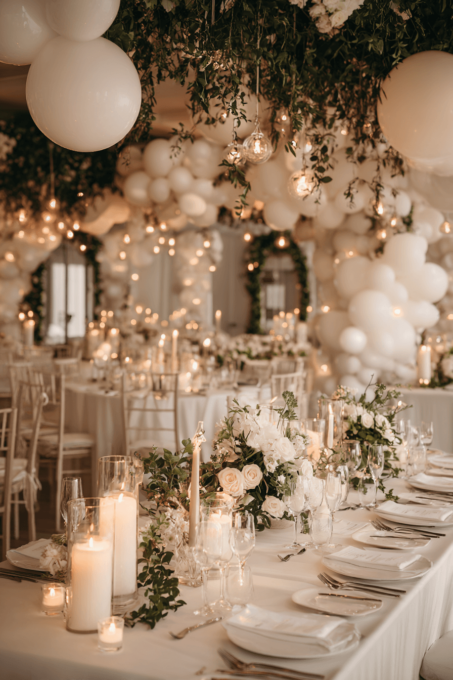 27 Dreamy Wedding Balloon Backdrop Ideas for Photos