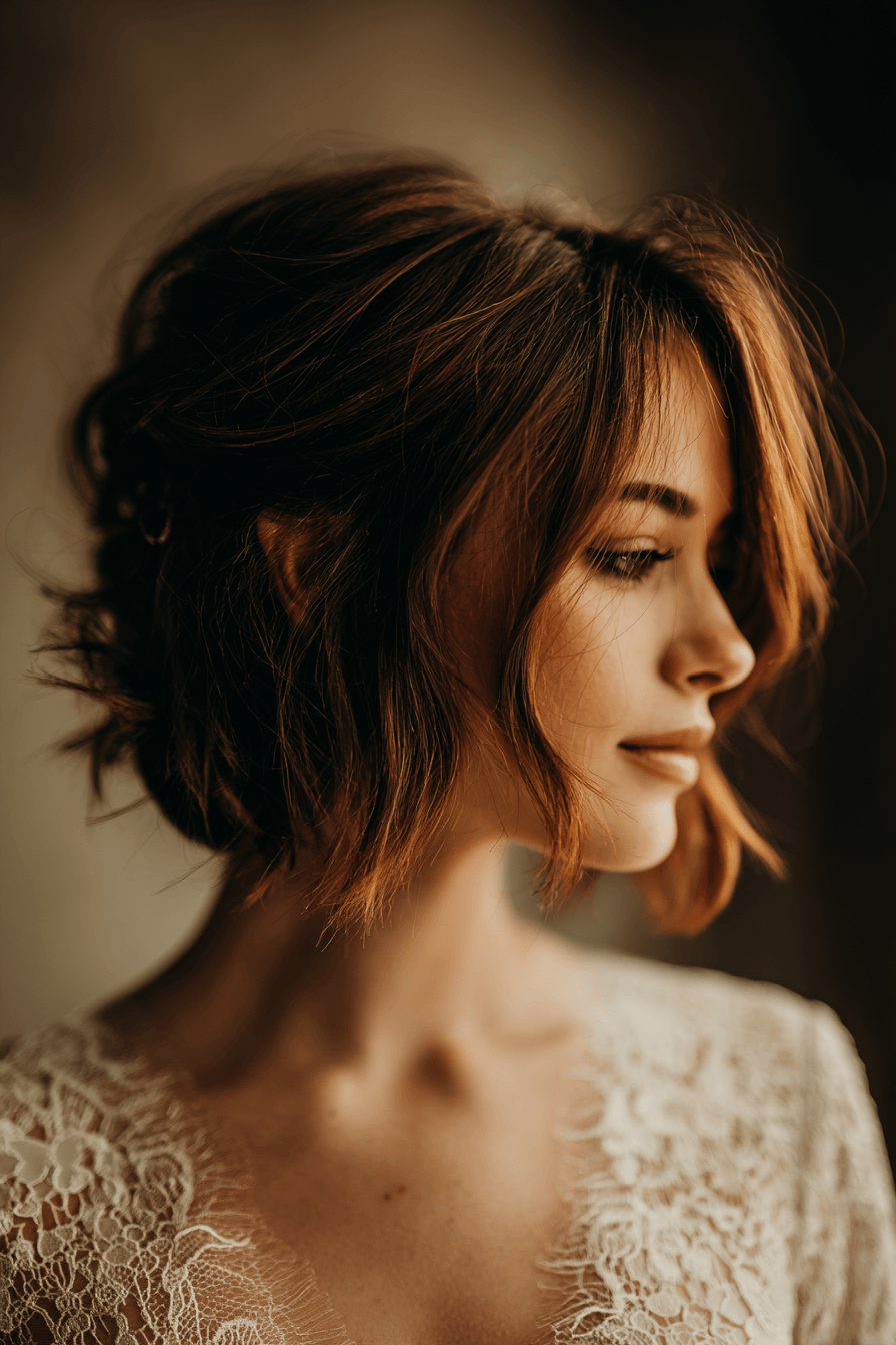 27 Classy Wedding Guest Hairstyles for Short Hair for a Polished Look