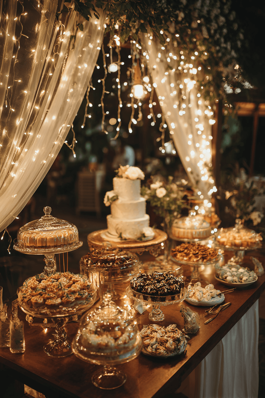 27 Stunning Wedding Cake Table Decoration Ideas for Elegant Receptions