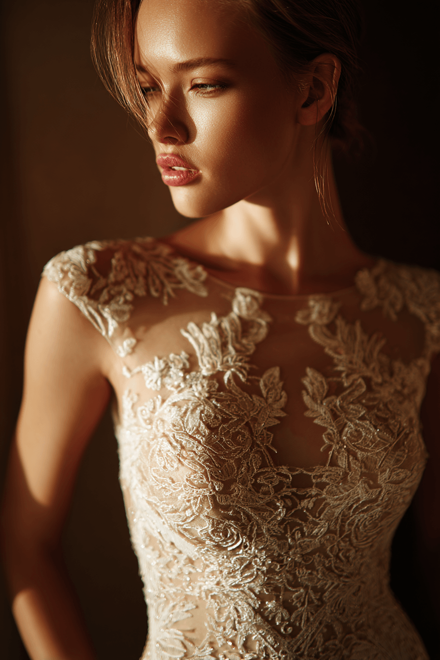 27 Beautiful Lace Gown Styles for Weddings and Formal Events