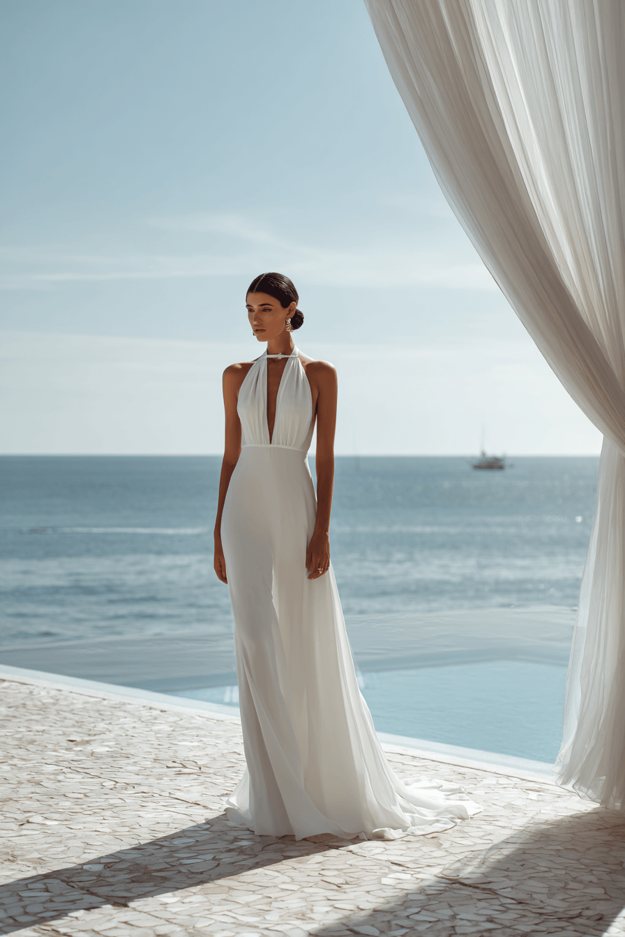 27 Flowy Beach Wedding Dress Ideas for a Romantic Coastal Wedding