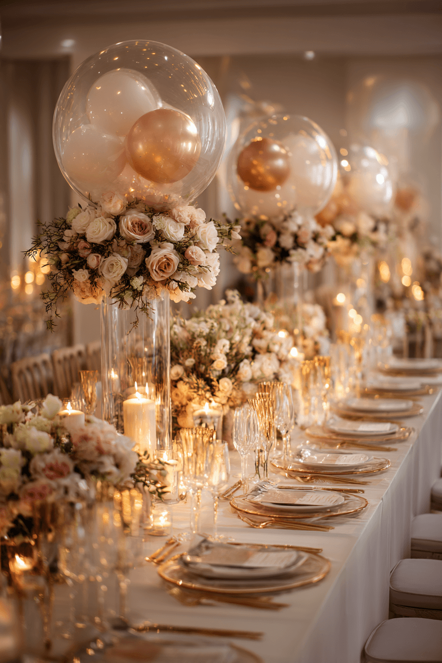 27 Dreamy Wedding Balloon Backdrop Ideas for Photos