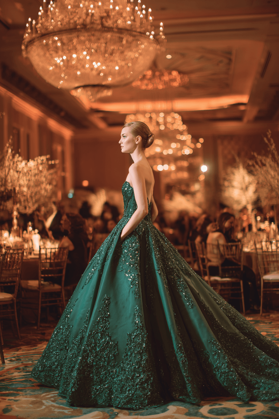 27 Elegant Green Wedding Dresses for a Beautiful Wedding Day