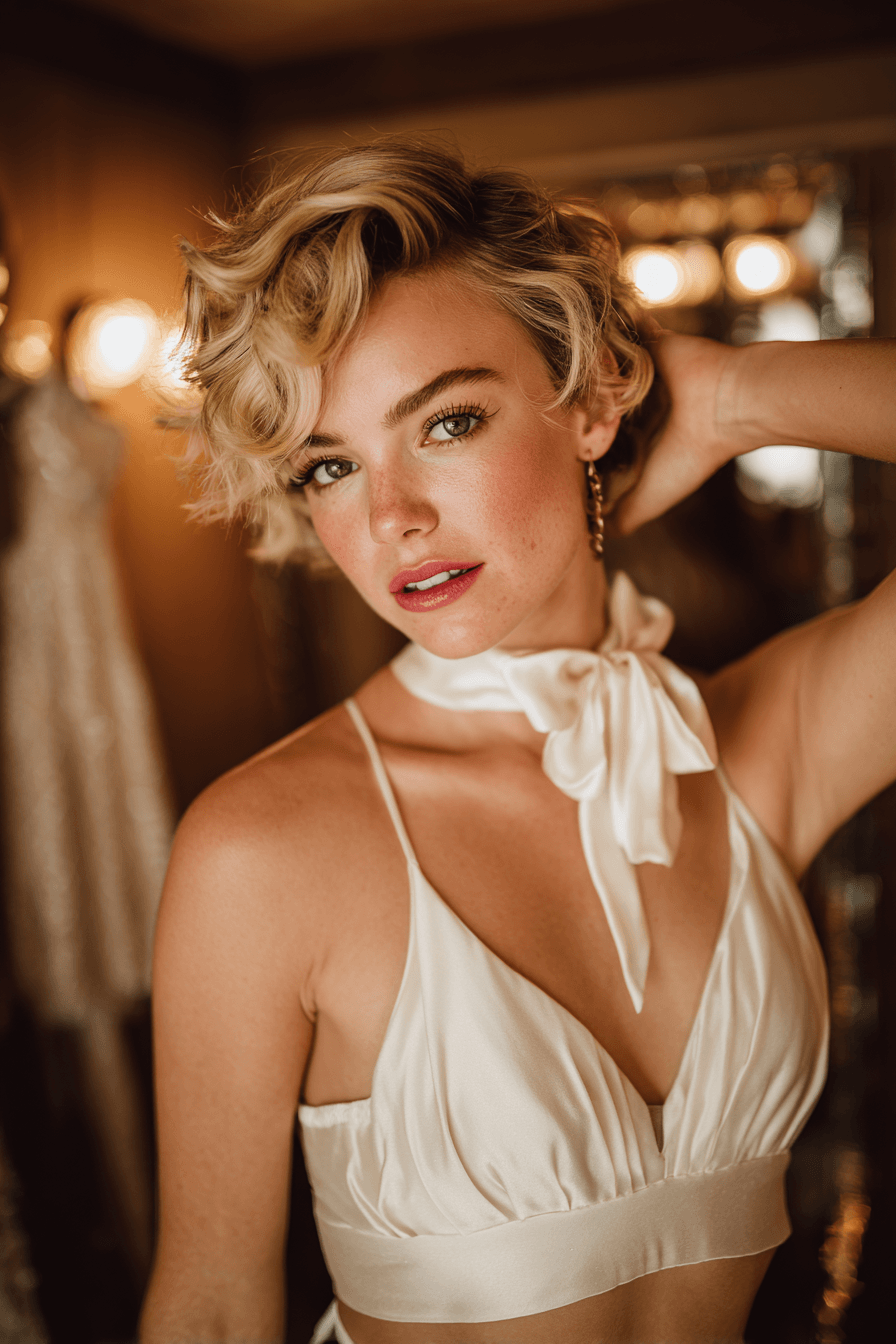 27 Classy Wedding Guest Hairstyles for Short Hair for a Polished Look
