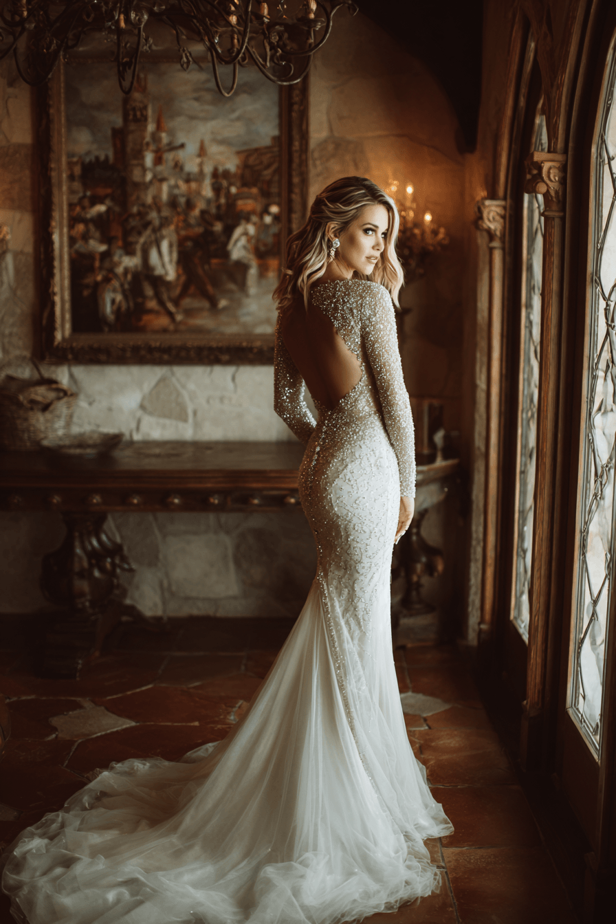 27 Stunning Mermaid Wedding Dresses with Sleeves for a Timeless Bridal Look