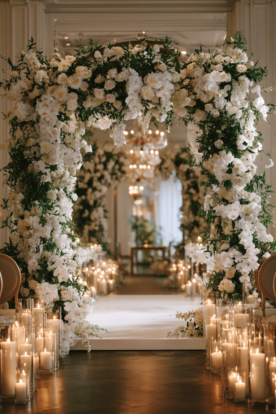 27 Elegant Floral Arch Wedding Designs Brides Love