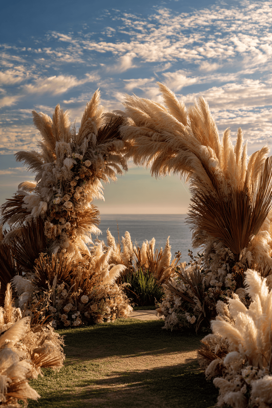 27 Romantic Circle Wedding Arch Decor Ideas