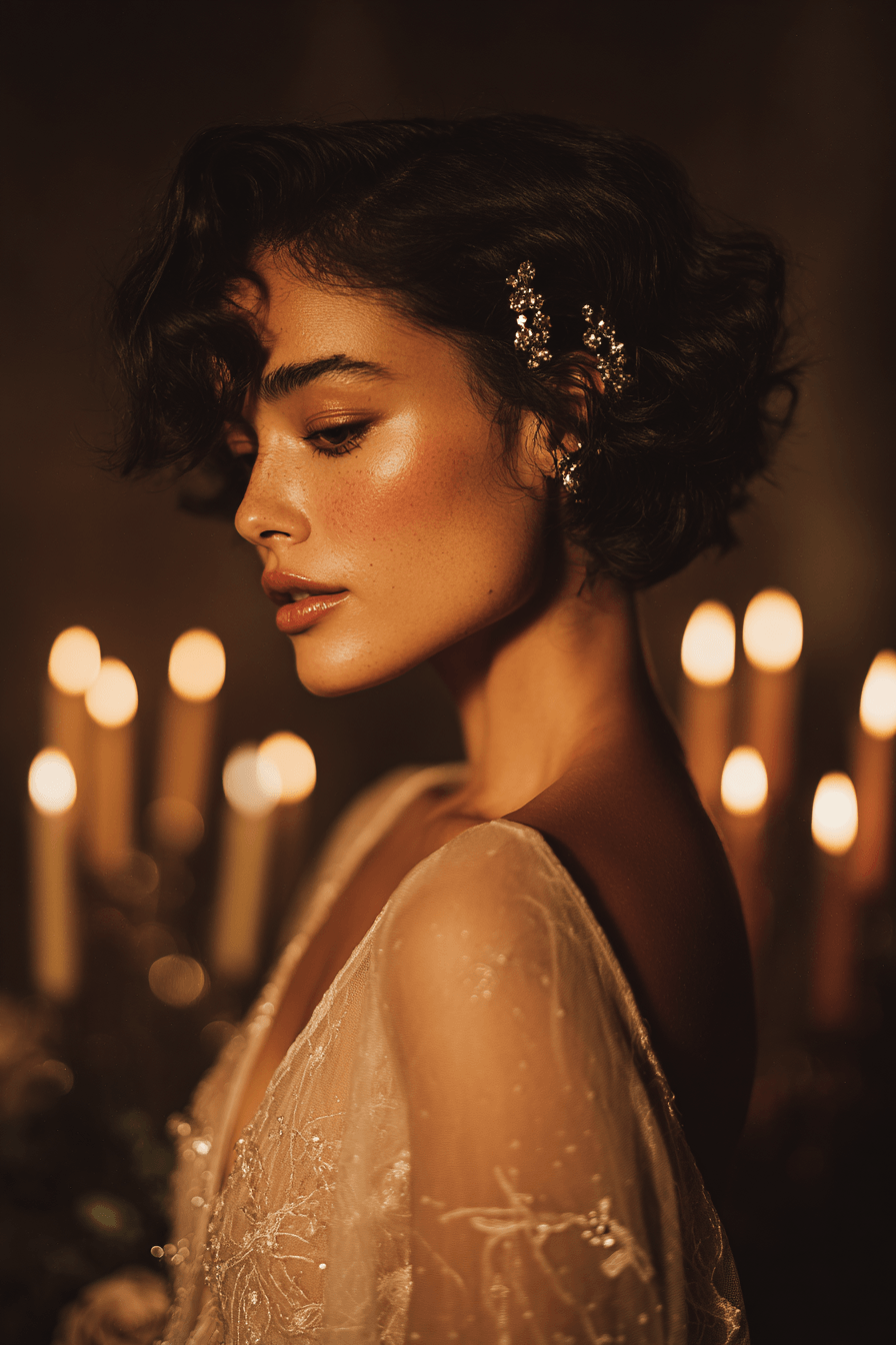 27 Classy Wedding Guest Hairstyles for Short Hair for a Polished Look