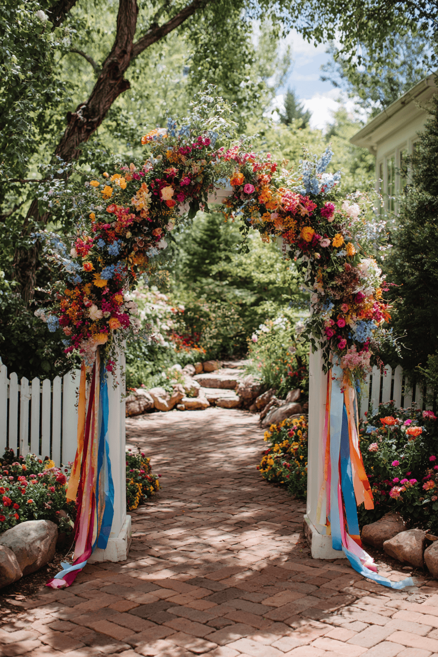 27 Romantic Circle Wedding Arch Decor Ideas