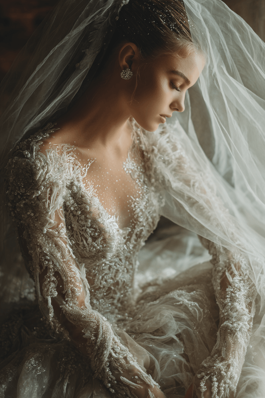 27 Beautiful Lace Gown Styles for Weddings and Formal Events