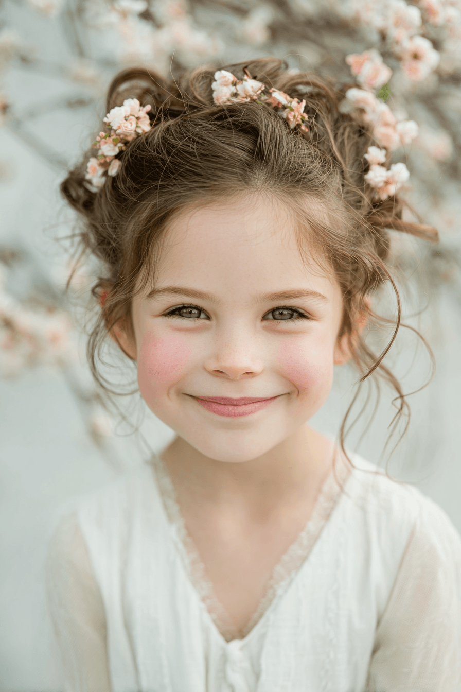 27 Elegant Flower Girl Hair Inspirations for Every Wedding Theme