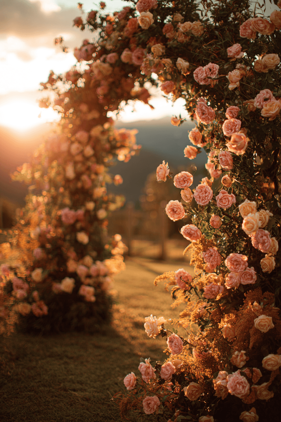 27 Elegant Floral Arch Wedding Designs Brides Love