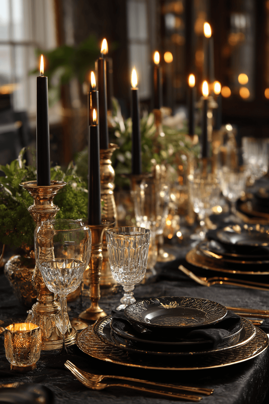 27 Black and Gold Dinner Party Ideas for a Luxurious Celebration