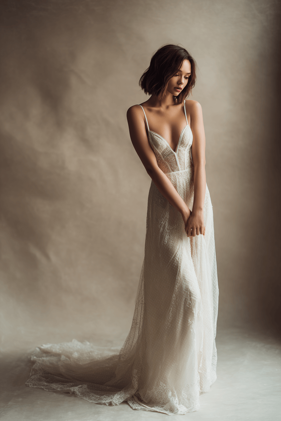 27 Beautiful Lace Gown Styles for Weddings and Formal Events