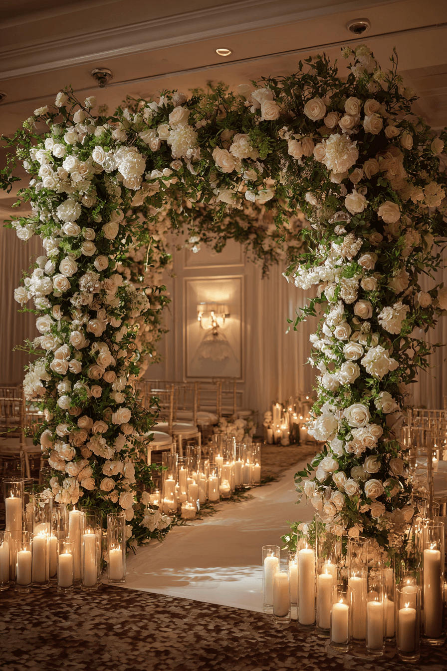 27 Elegant Floral Arch Wedding Designs Brides Love