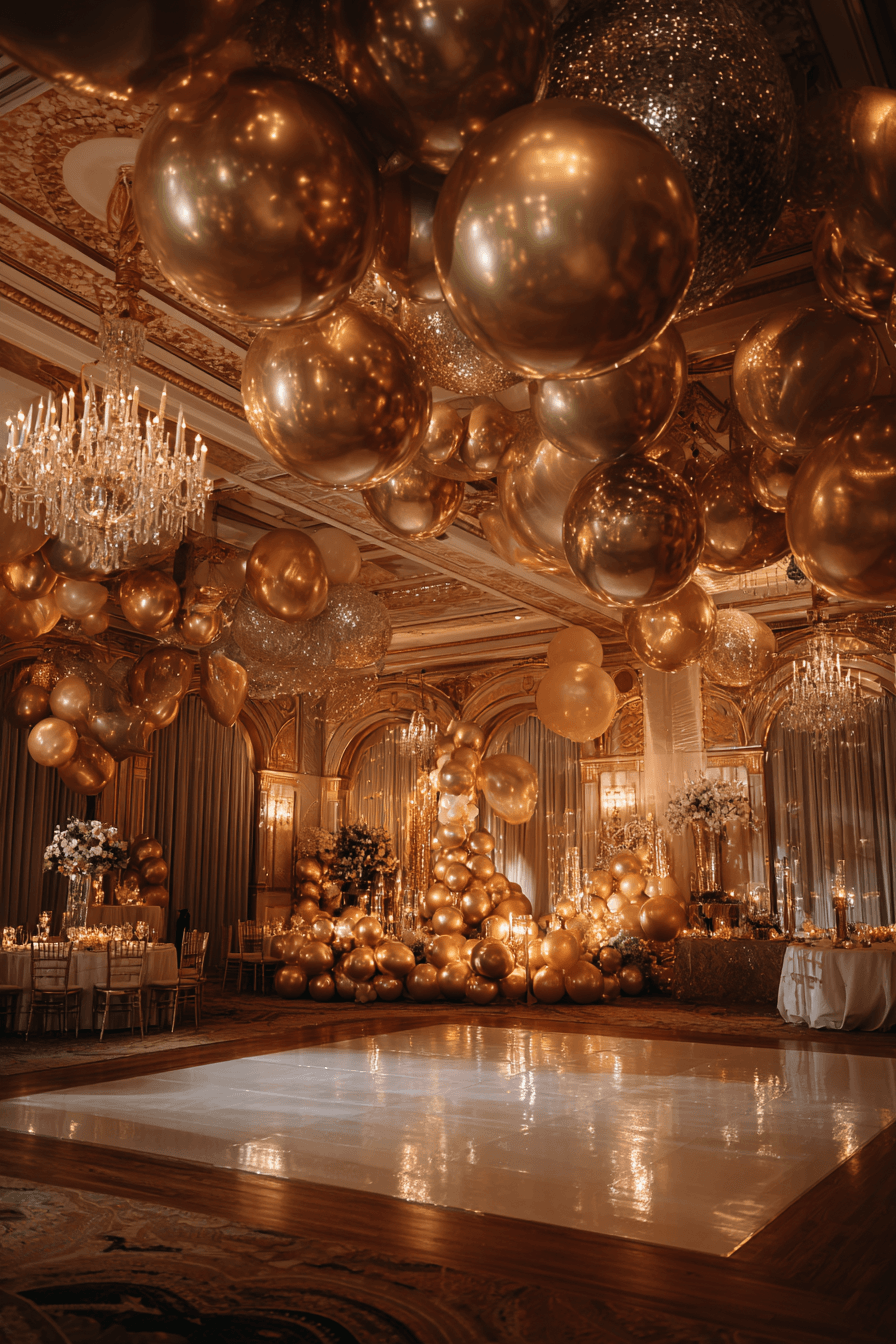 27 Dreamy Wedding Balloon Backdrop Ideas for Photos