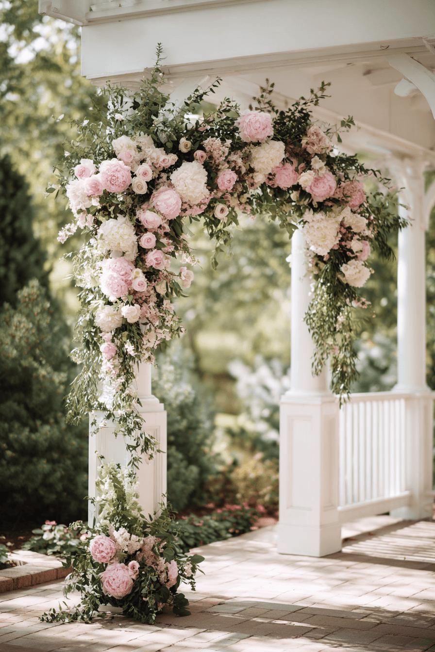 27 Elegant Floral Arch Wedding Designs Brides Love
