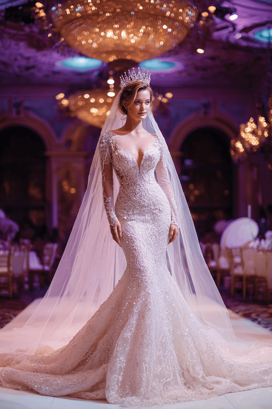 27 Stunning Mermaid Wedding Dresses with Sleeves for a Timeless Bridal Look
