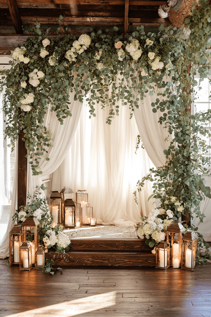 27 Stunning Sage Green Wedding Backdrop Ideas for an Elegant Celebration