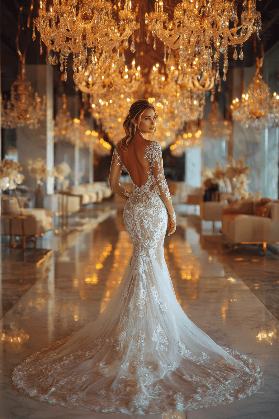 27 Stunning Mermaid Wedding Dresses with Sleeves for a Timeless Bridal Look