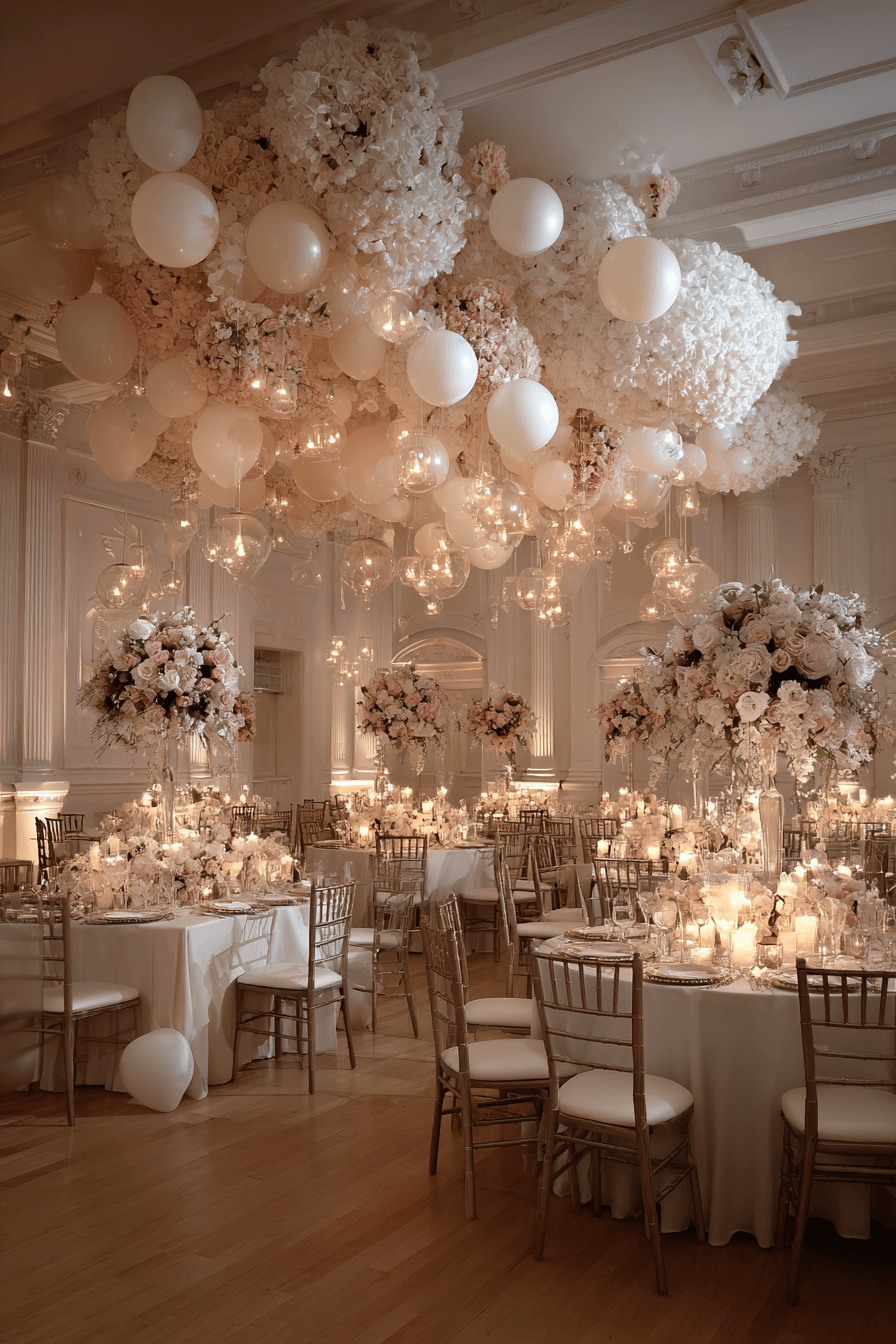 27 Dreamy Wedding Balloon Backdrop Ideas for Photos