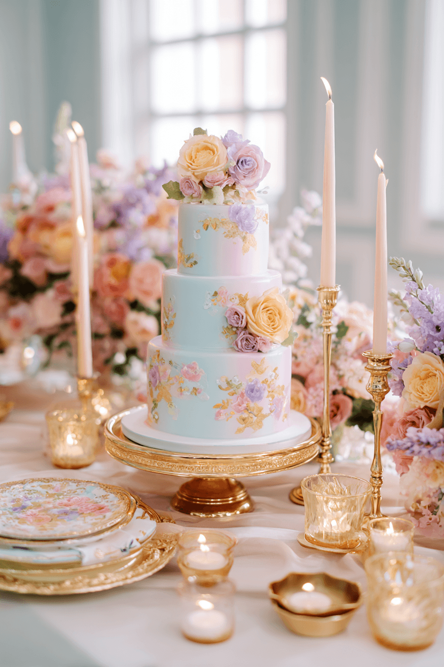 27 Stunning Wedding Cake Table Decoration Ideas for Elegant Receptions