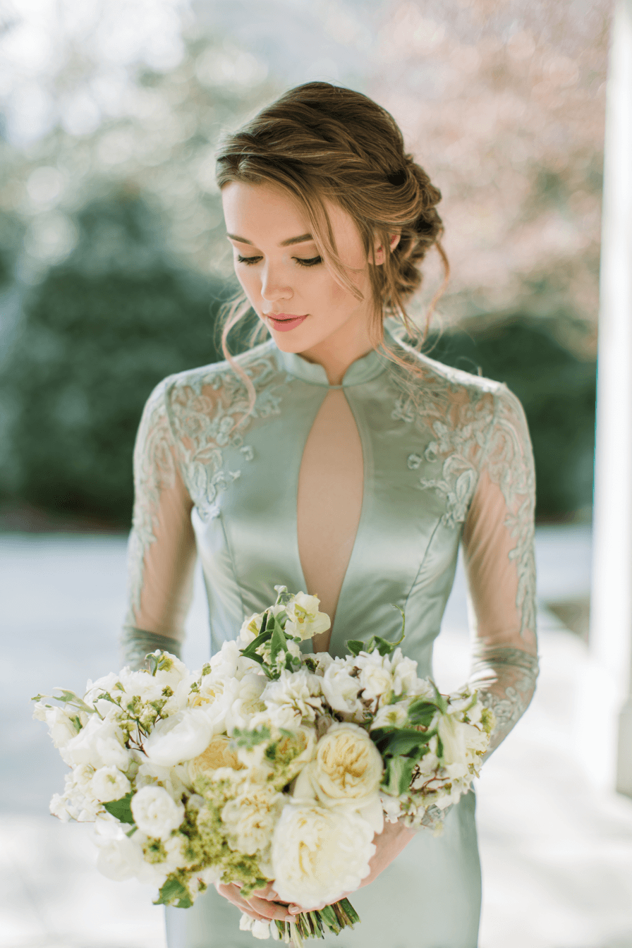 27 Elegant Green Wedding Dresses for a Beautiful Wedding Day
