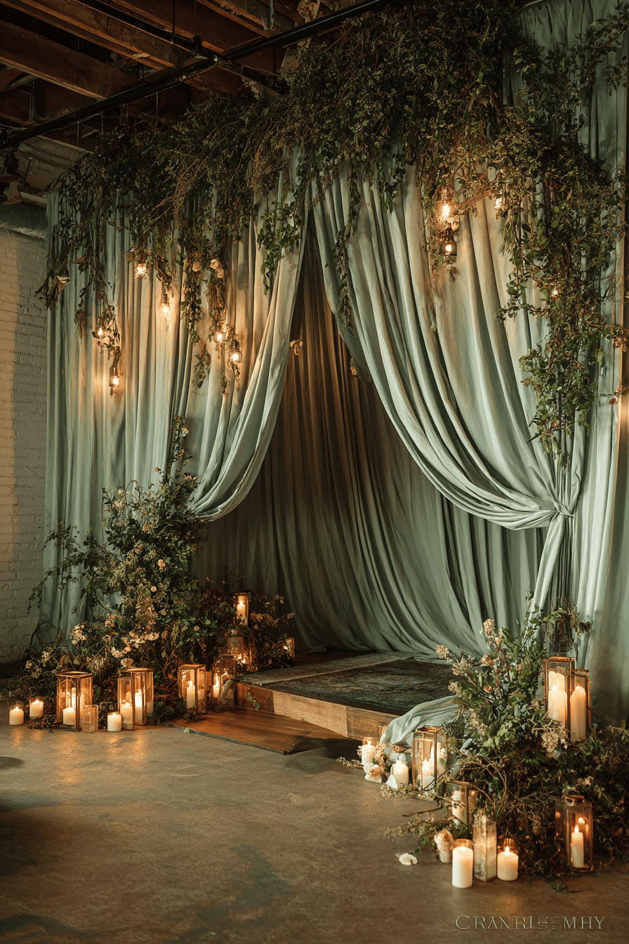 27 Stunning Sage Green Wedding Backdrop Ideas for an Elegant Celebration