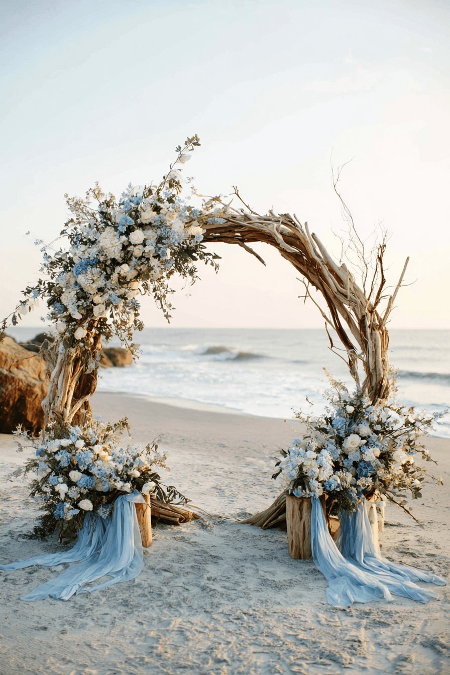 27 Romantic Circle Wedding Arch Decor Ideas