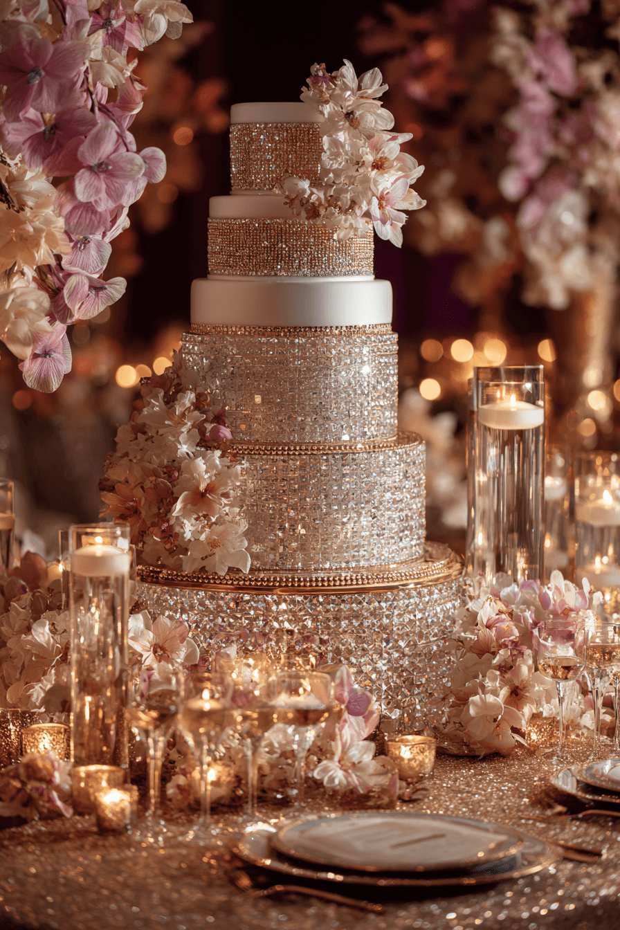 27 Stunning Wedding Cake Table Decoration Ideas for Elegant Receptions