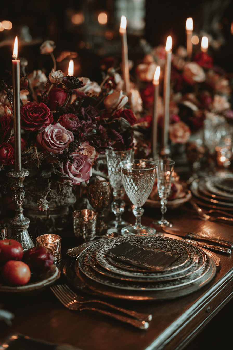 27 Dark Romantic Wedding Ideas for a Love That Defies Time