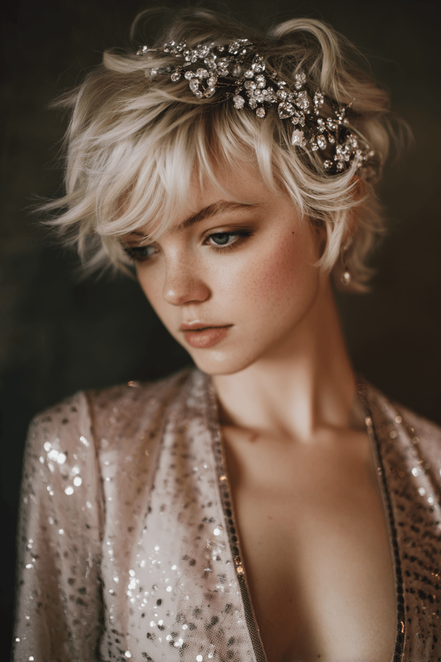 27 Classy Wedding Guest Hairstyles for Short Hair for a Polished Look
