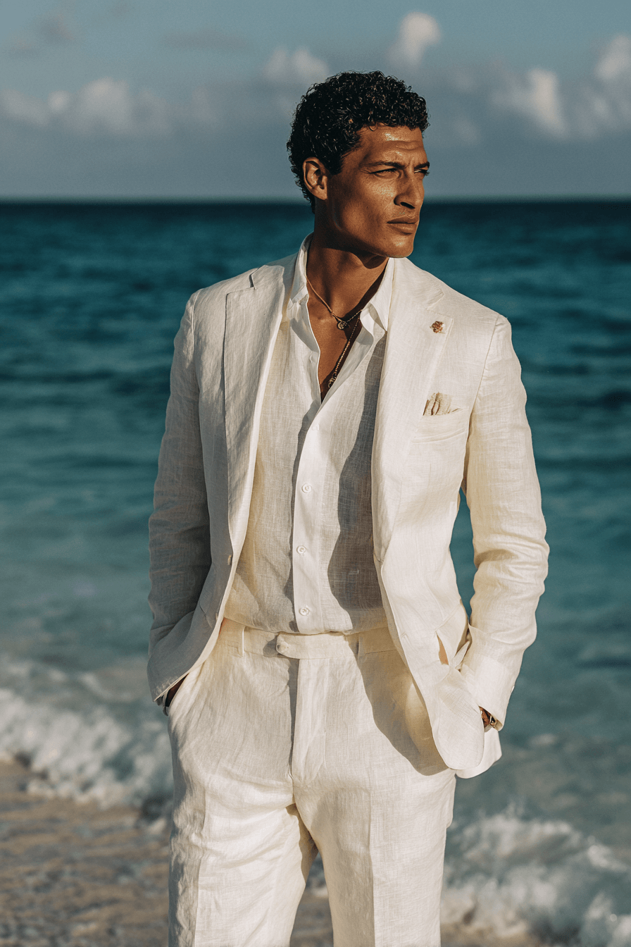 27 Beach Wedding Outfit Ideas for Men That Look Effortlessly Stylish