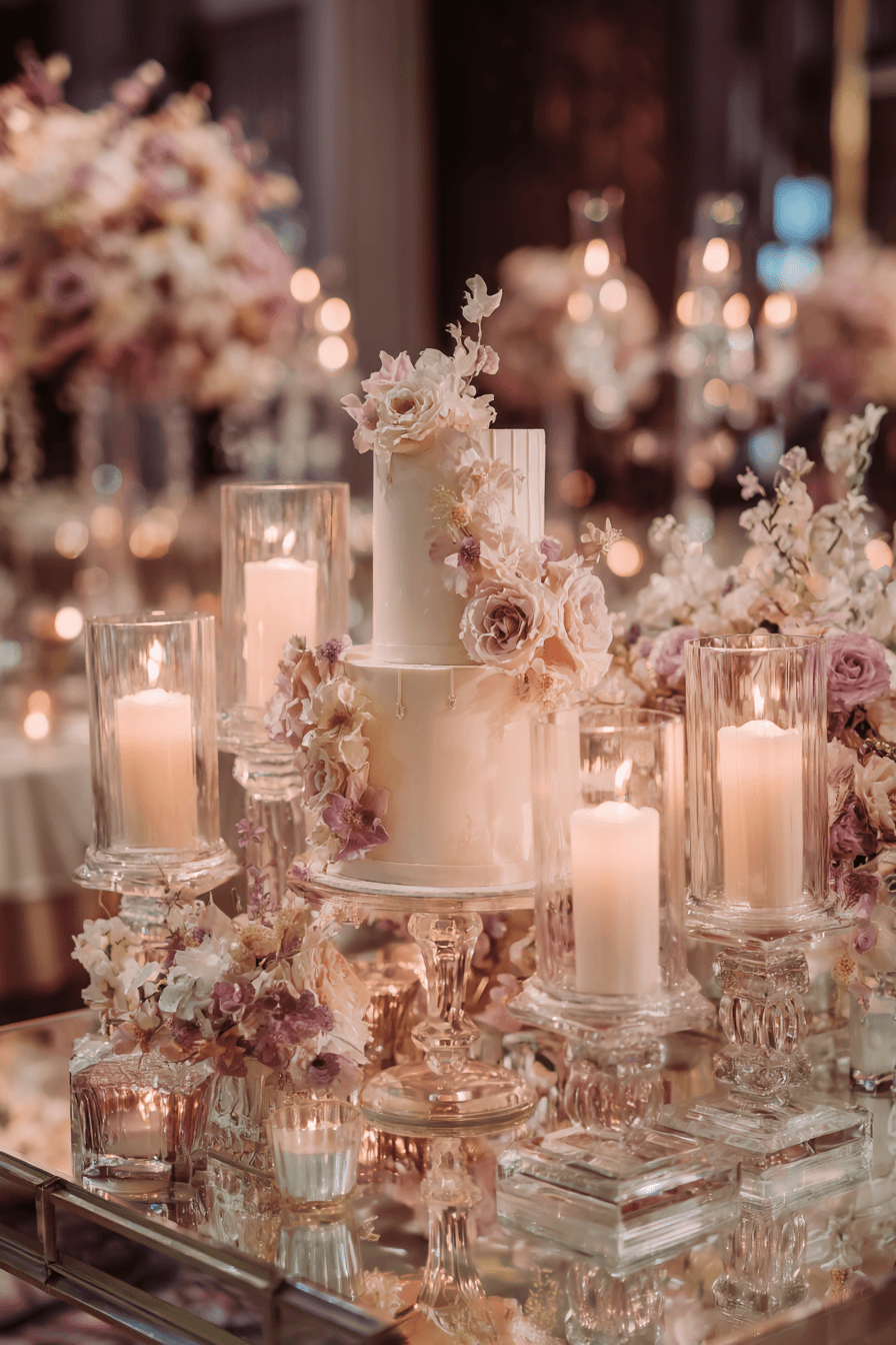 27 Stunning Wedding Cake Table Decoration Ideas for Elegant Receptions