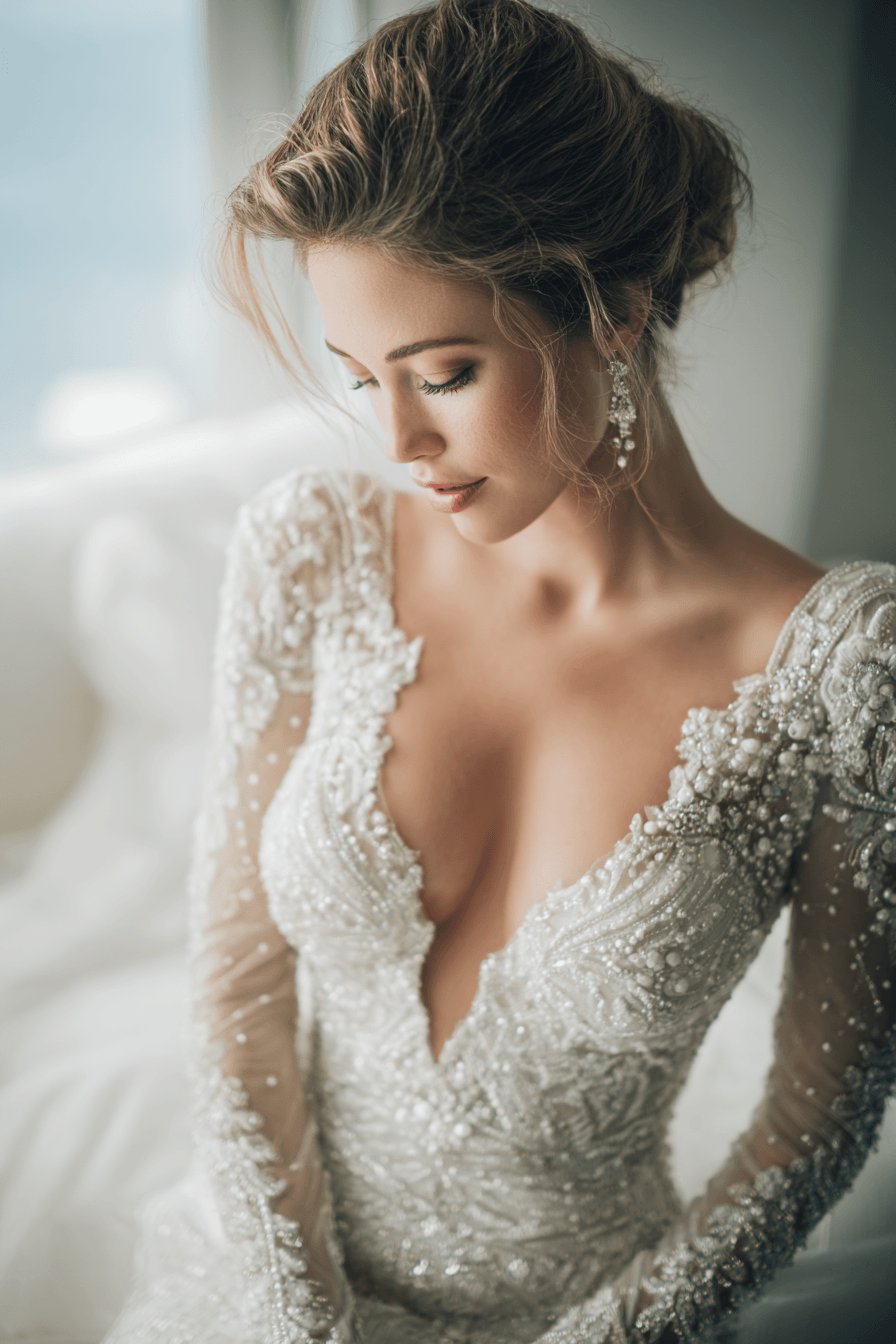 27 Stunning Mermaid Wedding Dresses with Sleeves for a Timeless Bridal Look