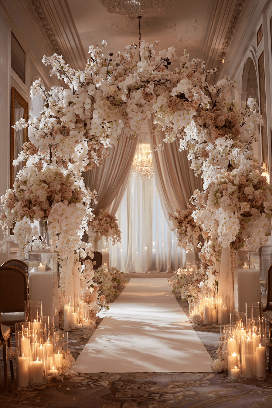 27 Elegant Floral Arch Wedding Designs Brides Love