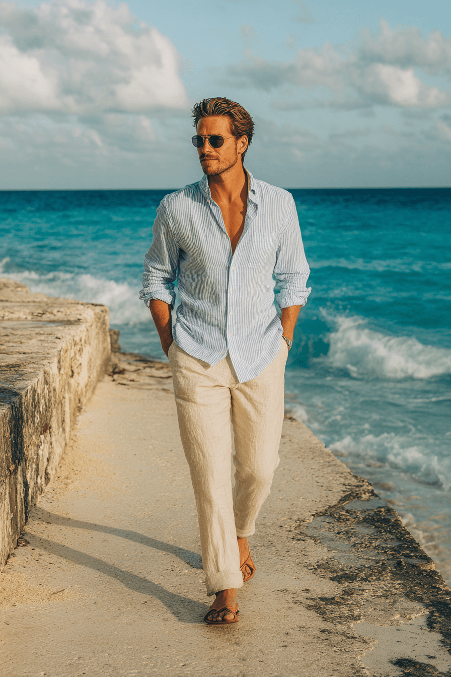 27 Beach Wedding Outfit Ideas for Men That Look Effortlessly Stylish